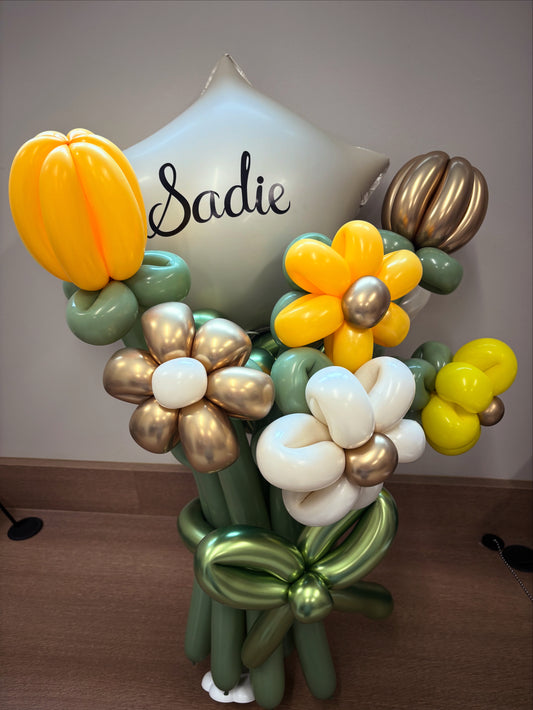 Small Balloon Floral Bouquet