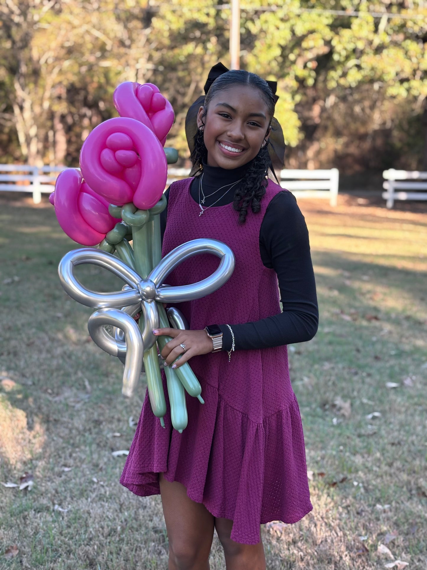 Small Balloon Floral Bouquet